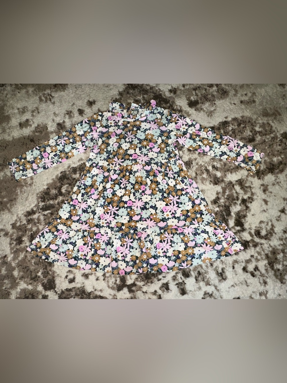 Magnetic Me Floral Print Shirt in Pink, Mint, Brown & Navy